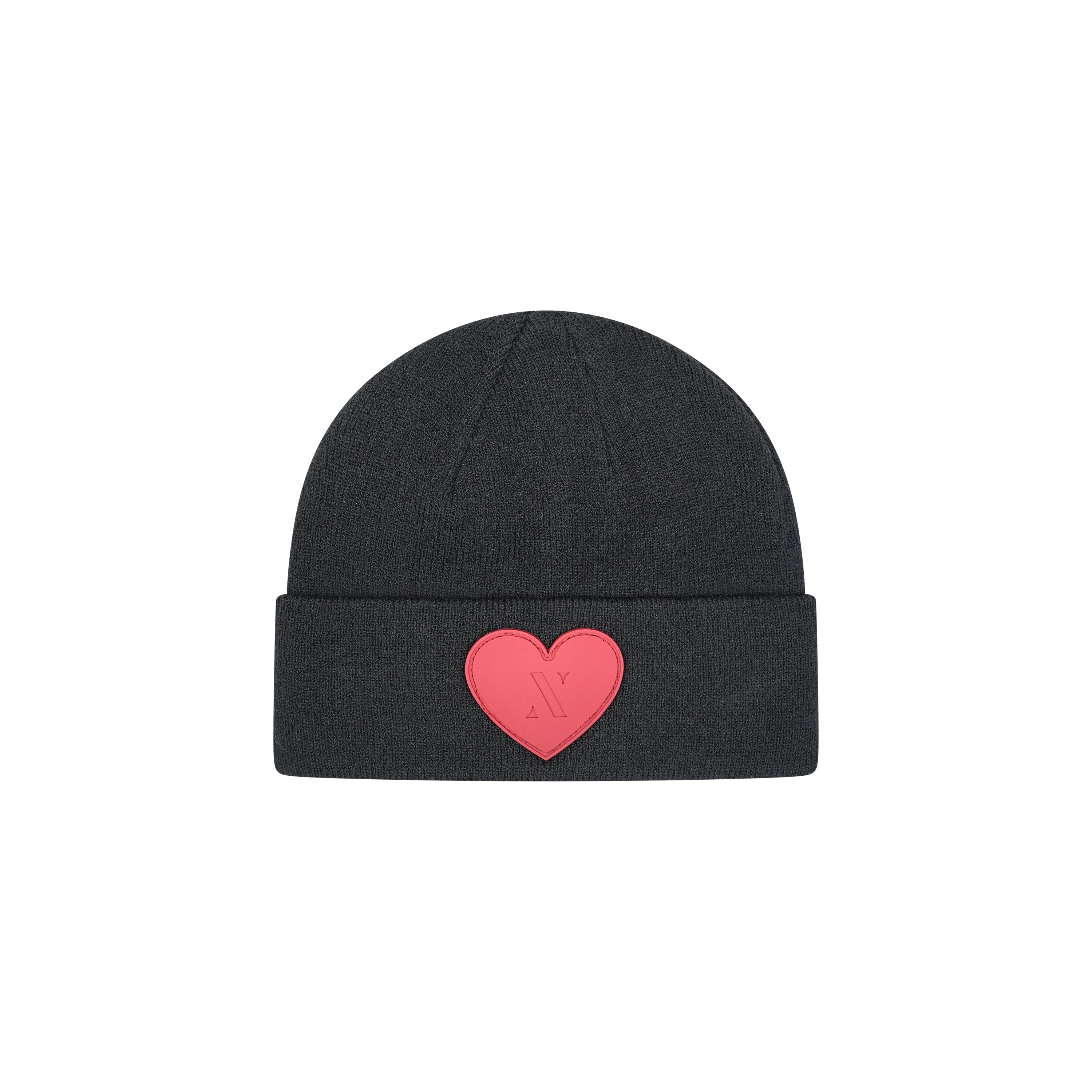 Rubber Heart Kids Cuffed Beanies