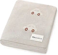 Cotton Luxury Knit Beige Car Swaddle Blanket