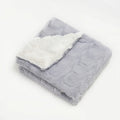 Super Cozy Grey Zig-Zag Fur Blanket (Copy)