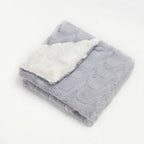Super Cozy Grey Zig-Zag Fur Blanket (Copy)
