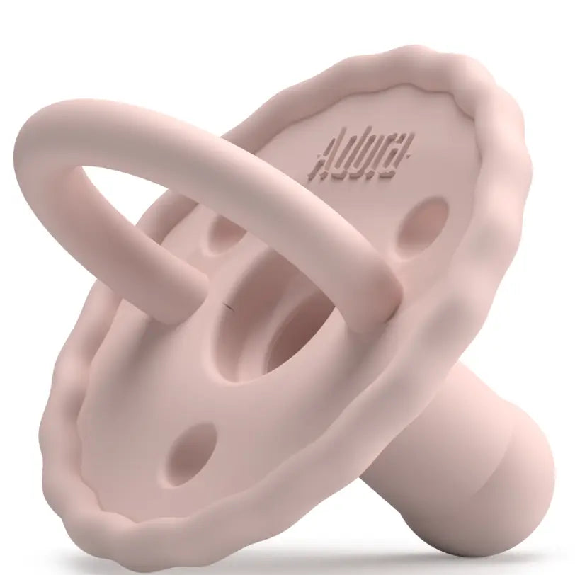 Scalloped Blush Adora Pacifier